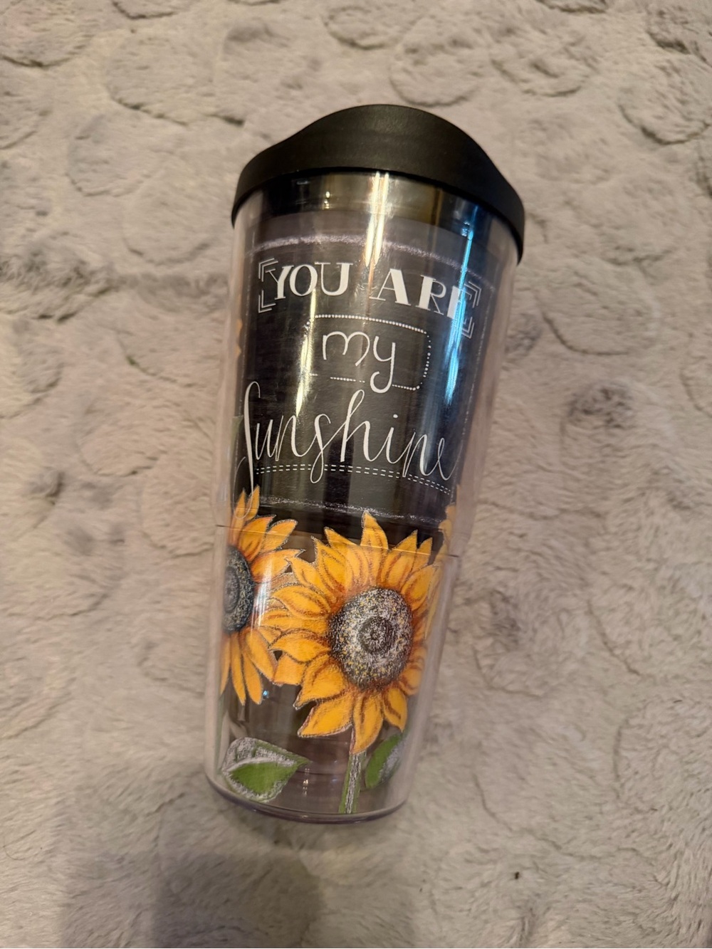 Tervis You Are My Sunshine Sunflower 24 Oz. Travel Tumbler - Black Lid